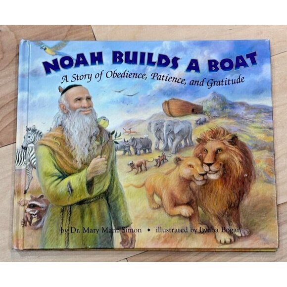 Noah Builds a Boat by Dr. Mary Manz Simon (Hardcover, Golden Books) - Picture 1 of 2